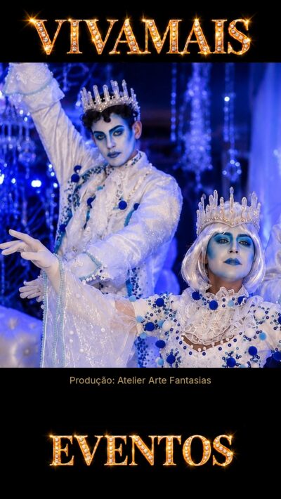 Dupla Corte Cristal — Atração Premium Atração para festas — Atelier Arte Fantasias — VivaMais Eventos
