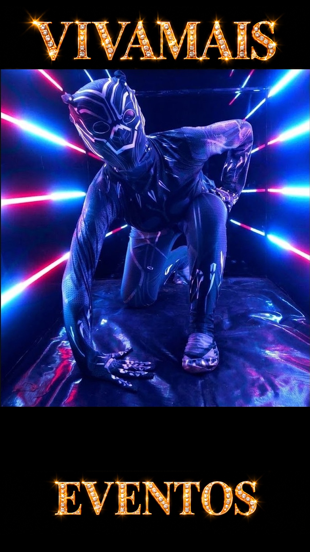 Pantera Negra Personagem para Festa Infantil capa reels v4 1391