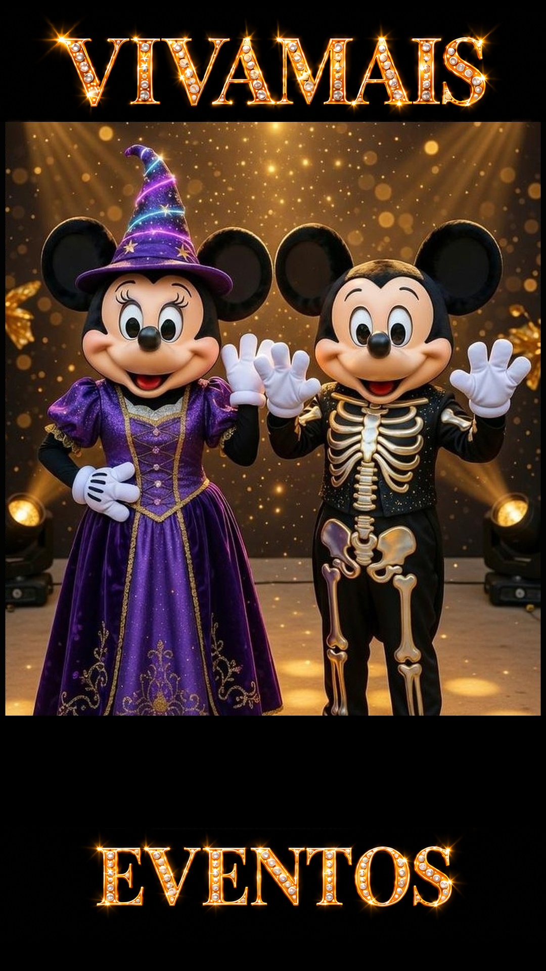 Mickey Halloween – Personagem para Festas e Eventos capa reels v4 3204