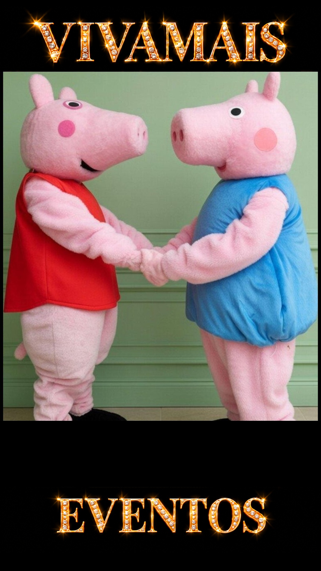 Peppa Pig e George Personagens para Festa capa reels v4 3329