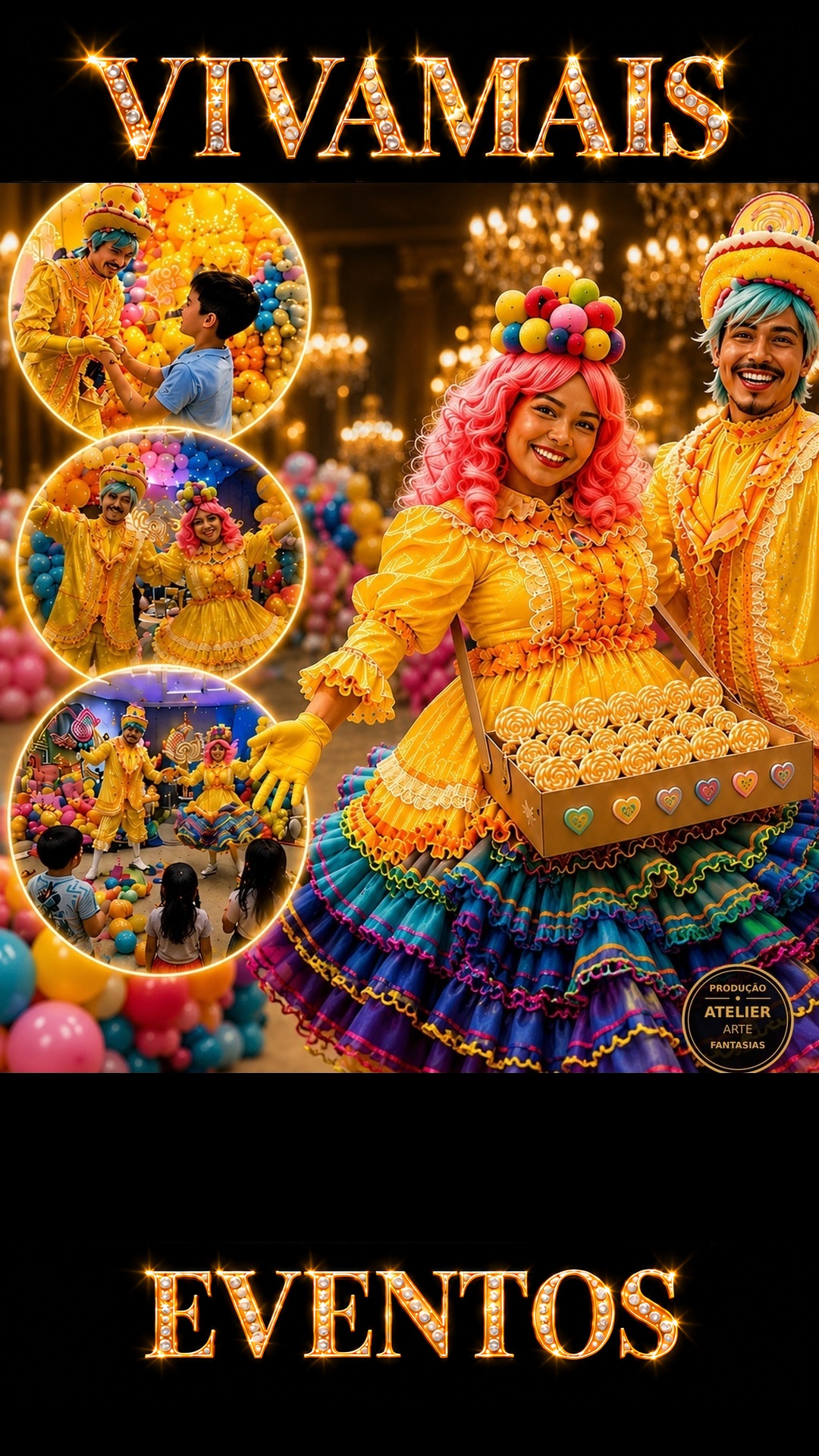Candy Colors Pirulito Amarelo capa reels v4 8519