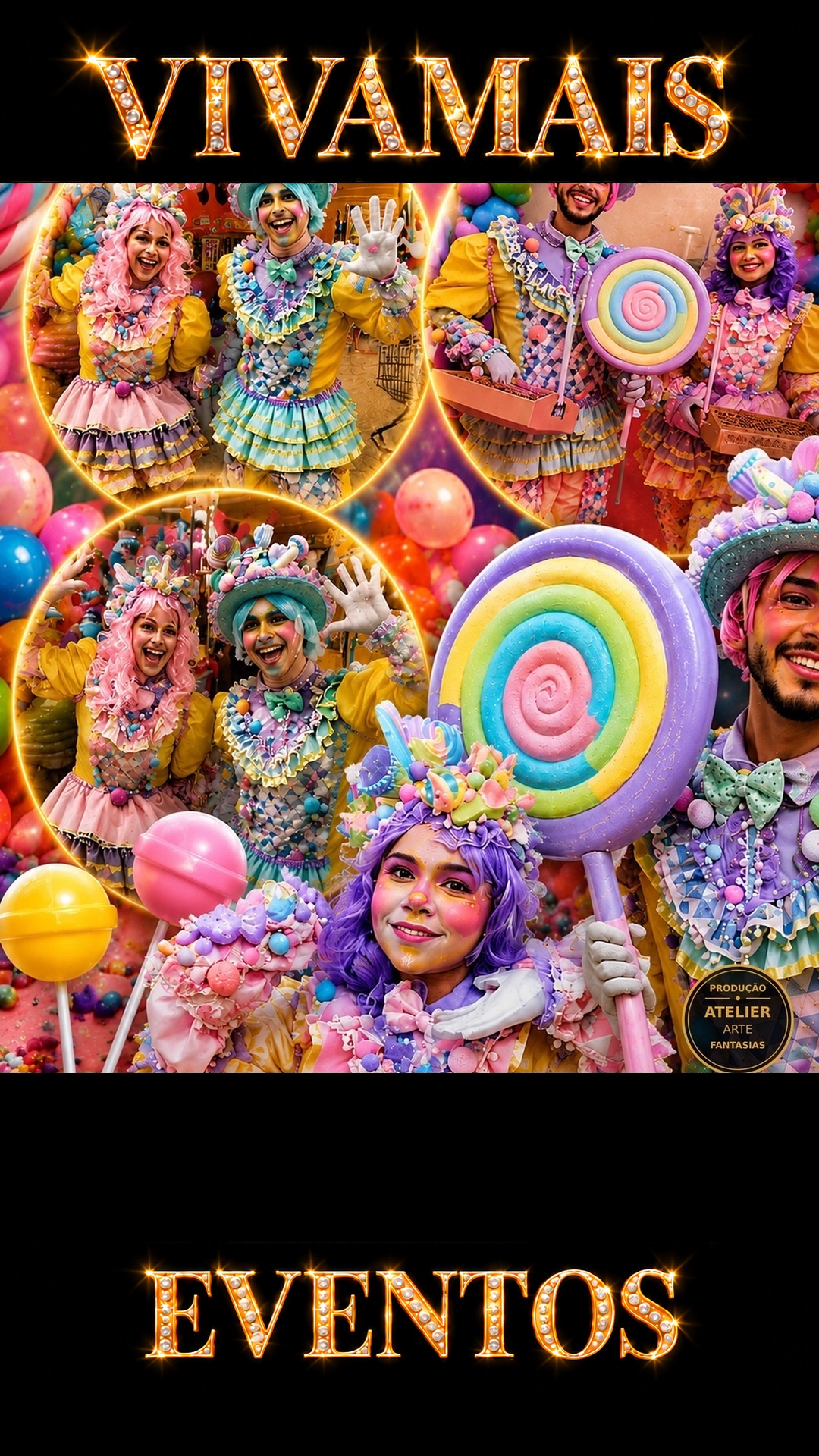 Candy Colors Docinho nos Eventos capa reels v4 8523