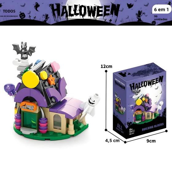Blocos De Montar Casa De Abóbora De Halloween, Brinquedos MOC Para Crianças, Presente Criativo De - CTMA Blocos De Montar Casa De Abóbora De Halloween, Brinquedos MOC Para Crianças, Presente Criativo De - CTMA
