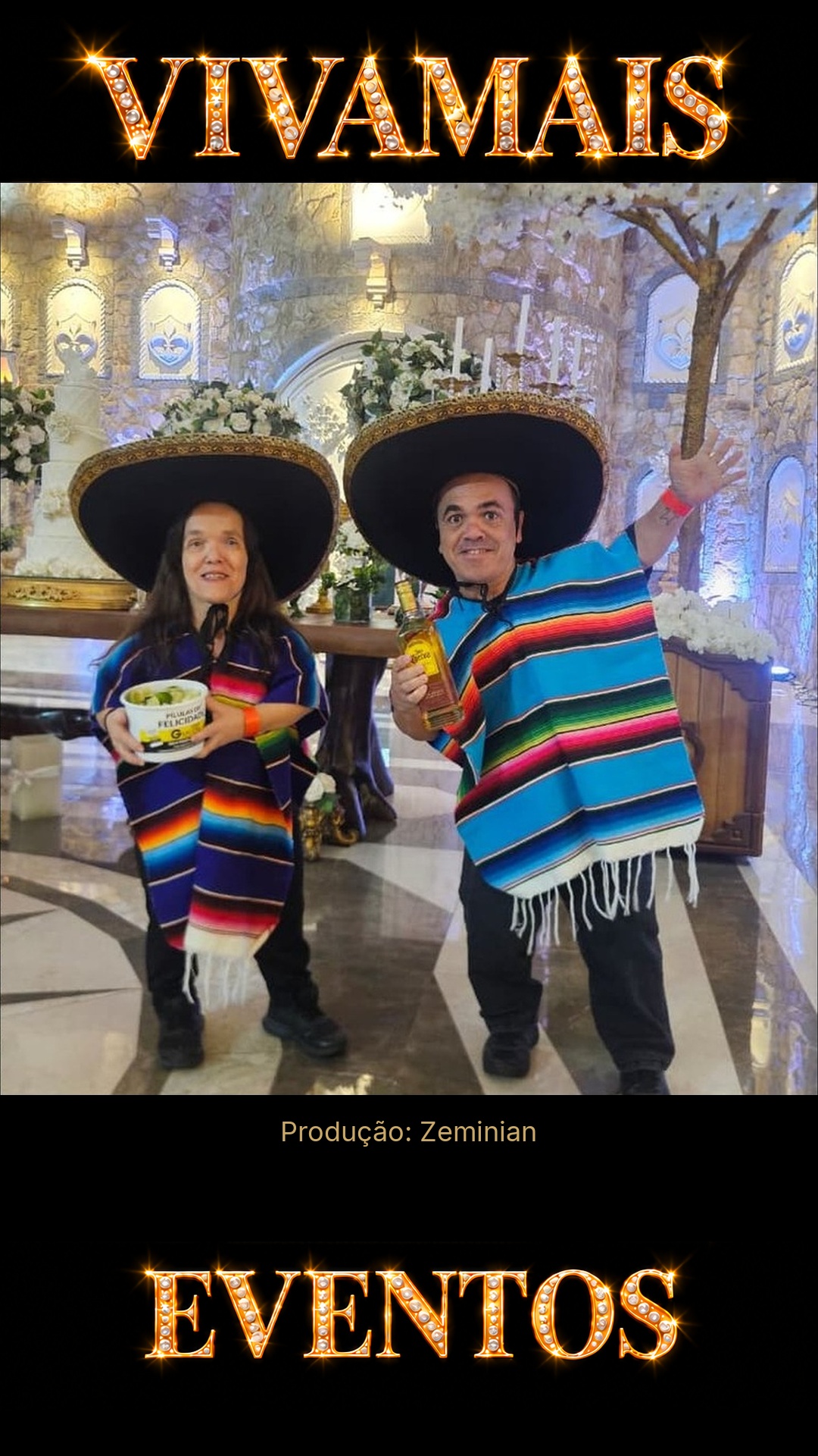 Casal de Anões Animados – Combo Dupla para Festas Atração Zeminian para festas — VivaMais Eventos