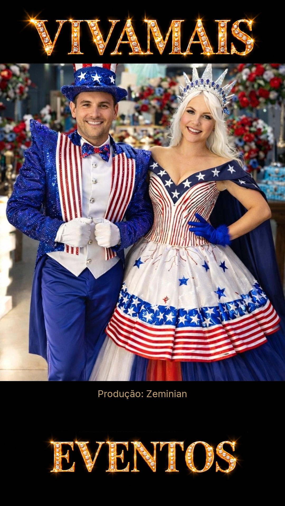 Casal USA Atração Zeminian para festas — VivaMais Eventos