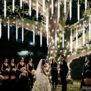 Luzes Chuva de Meteoros Solares para Jardim e Festas