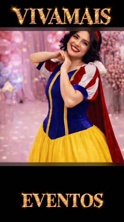 A Branca de Neve - Festa Infantil Branca de Neve - Festa Infantil — VivaMais Eventos