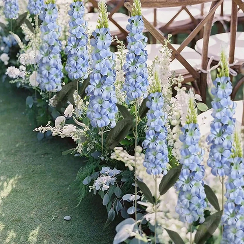 Flores Artificiais Hiacinto para Decoração de Eventos (5 hastes) vm2br b9255dec4e5016b12e236f56c6787e2b